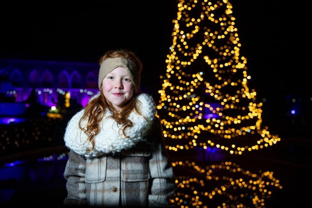 The Christmas lights trail is a wander through all kinds of displays including a moving illumination of the late Queen Elizabeth II with a recording of her famous Christmas messages