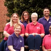 Shine a Light team: Back row Amy Thompson, Adam Snelleksz; Middle row Claire McEnery, Samantha Schoolar, Andrew Ridley, front row Rose Emery and Jeniffer Macharia