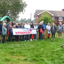 The playing field in Old Warwick Road in Rowington was officially reopened by the chairman of Rowington Parish Council, Councillor Allyson Coleman, on September 16. Photo supplied