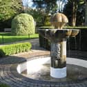 The Czechoslovak Memorial Fountain in Jephson Gardens.