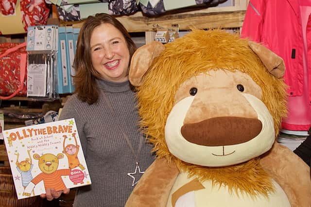 Rachel Ollerenshaw and Olly The Brave from Molly Ollys. Photo supplied