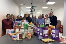 Taylor Wimpey Midlands donated food and essential items to Warwick District Foodbank. Photo supplied