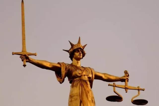 The Scales of Justice. Stock image.