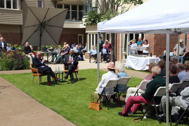 The summer celebration also featured live music, stalls, craft and flower arranging demos, a vintage Austin Healey car and a barbeque. Photo supplied