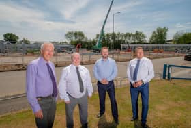 Alistair Clark (AC Lloyd), Councillor John Cooke, Mark Edwards and Craig Humphrey. Picture submitted.