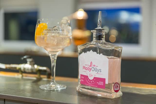 Molys Ollys pink gin. Picture supplied.