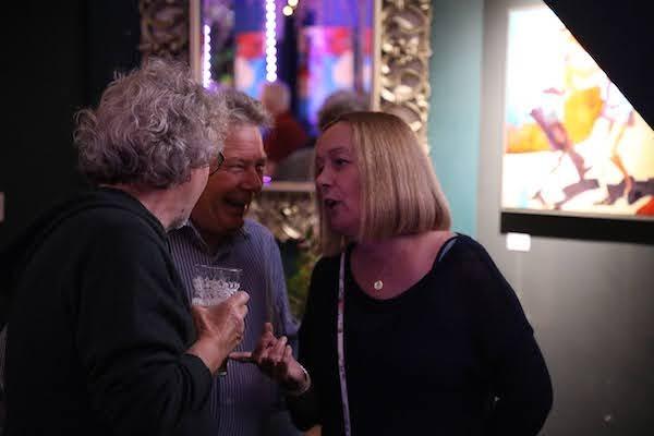 Ronnie's Bar held an art exhibition earlier this month. Photo by Alex Harvey of RiVR