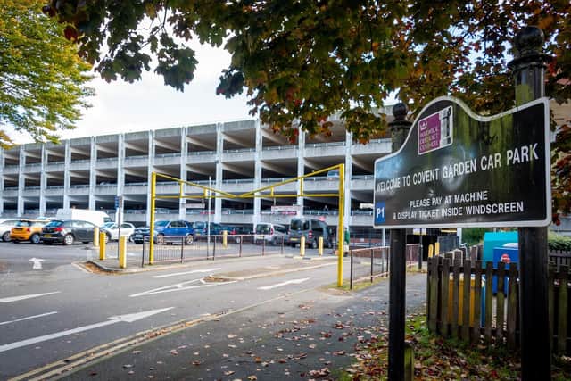 Covent Garden car park in Leamington, which closed earlier this year. Photo by Mike Baker