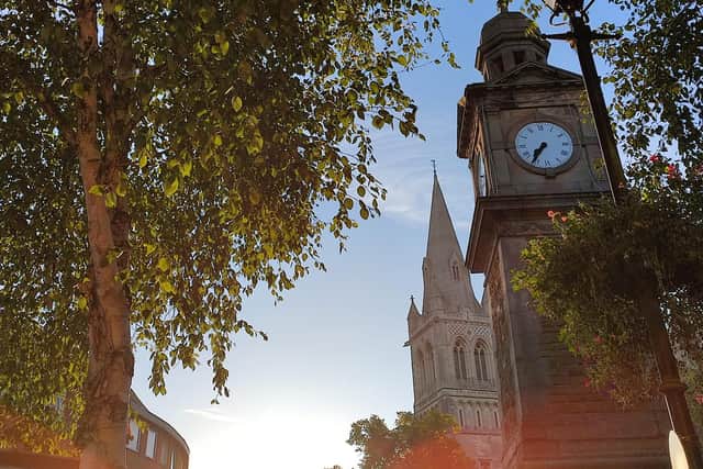 Rugby photographer Matt Randall took this picture of a town centre scene that might be used in a calendar.