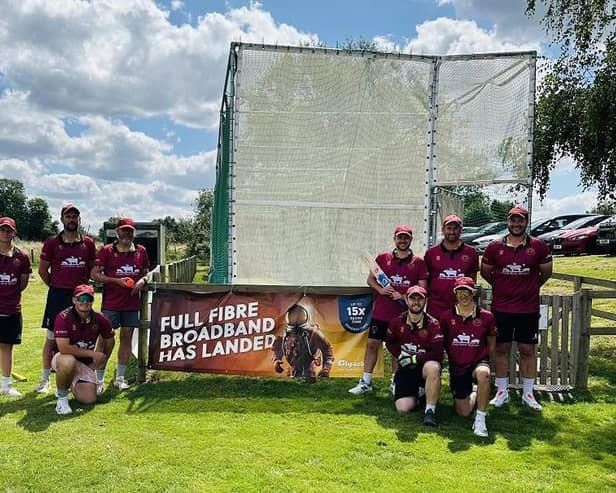 Shipston on Stour Cricketers with their new equipment