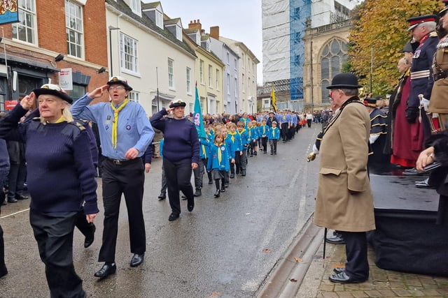 Various groups and organisations took part in the parade. Photo by Warwick Court Leet