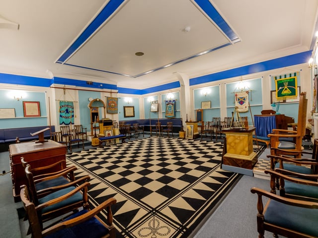 Inside Victoria House in Leamington.