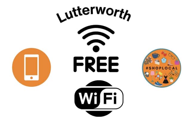 Wi-fi has been rolled out across Lutterworth town centre