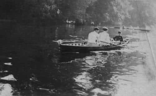 A photo from the regatta in 1905