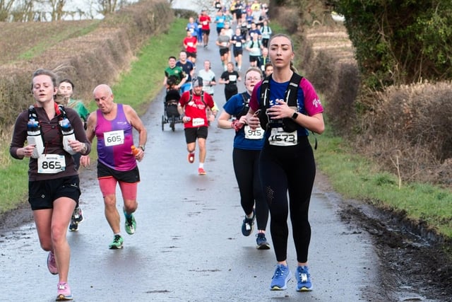 Runner put their best foot forward for the event on Sunday (February 4)