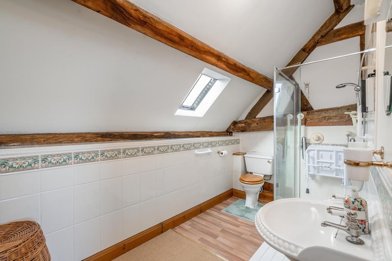 One of the bathrooms. Photo by DM & Co. Homes