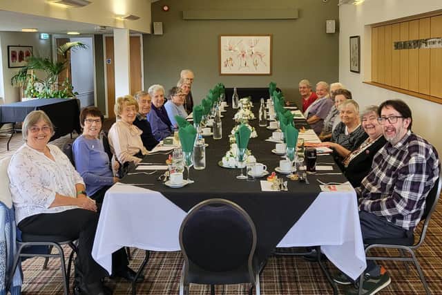 Members and guests at the lunch event celebrating the 50th anniversary. Photo supplied