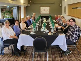 Members and guests at the lunch event celebrating the 50th anniversary. Photo supplied