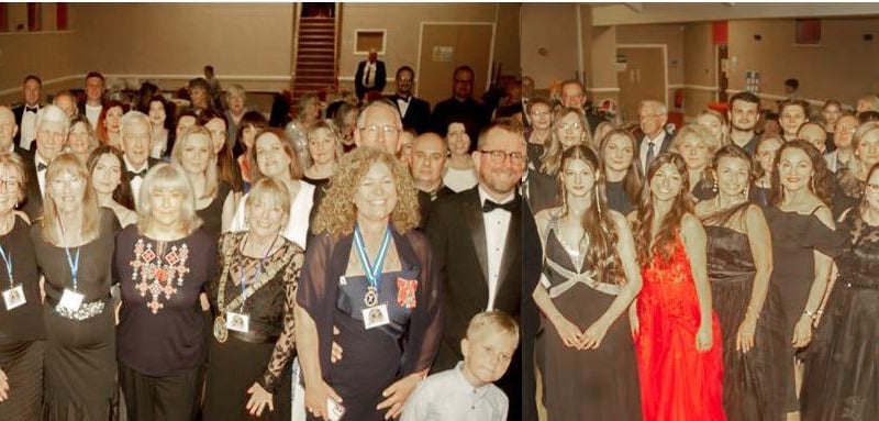 Glitz and glamour at the ball.