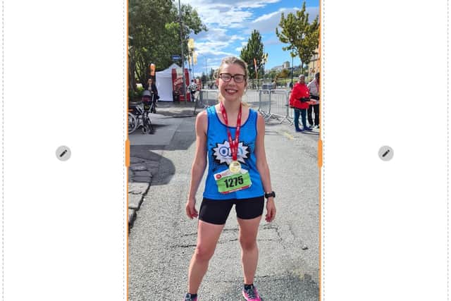 Louise Hunt, a family lawyer at Blythe Liggins Solicitors in Leamington completed the Reykjavik Marathon in aid of the Oesophageal Patients Association. Photo supplied