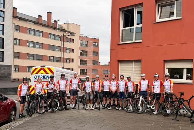 A construction company based in Leamington recently hosted a three-day cycle ride to help raise money for charities in Warwickshire. Photo supplied