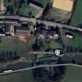 The gas leak happened in Dark Lane, Braunston.
