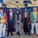 Thousands of families attended a Halloween event in the market square this week. Photo by Warwick Town Council