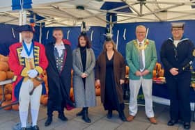 Thousands of families attended a Halloween event in the market square this week. Photo by Warwick Town Council