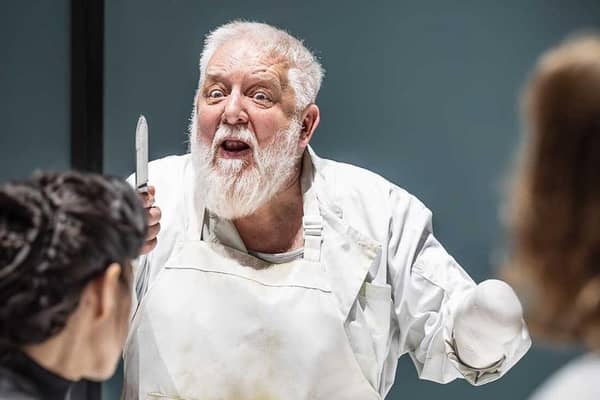 Simon Russell Beale as Titus Andronicus (photo: Marc Brenner)