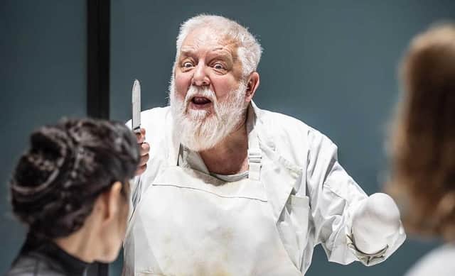 Simon Russell Beale as Titus Andronicus (photo: Marc Brenner)