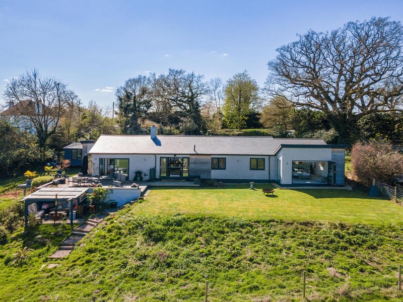 The rear of the property. Photo by DM & Co. Homes