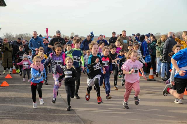 The Wigley Group Warwick Half Marathon also included a 1K children's race. Photo by RunThrough Events