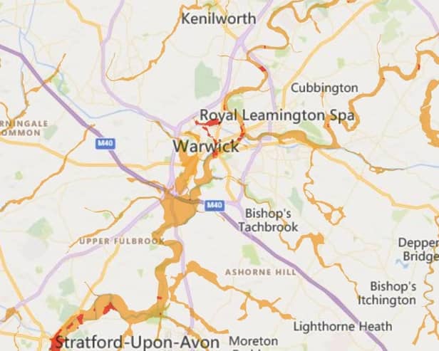 Six flood warnings still remain in place in Leamington, Warwick and Kenilworth area.