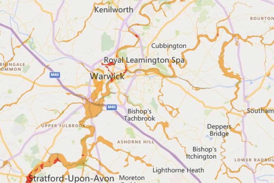 Storm Henk: Six flood warnings remain in place in and around Leamington, Warwick and Kenilworth 