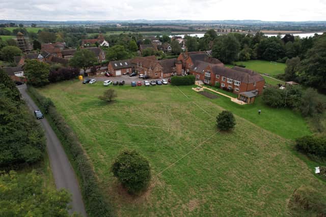 A view of the site in Thurlaston.