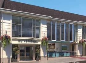 A computer generated image of the proposed new Wetherspoon pub at 18-24 The Square in Kenilworth Town centre.
