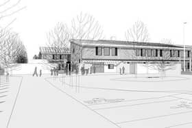 Visuals of the proposed primary school building at Houlton School