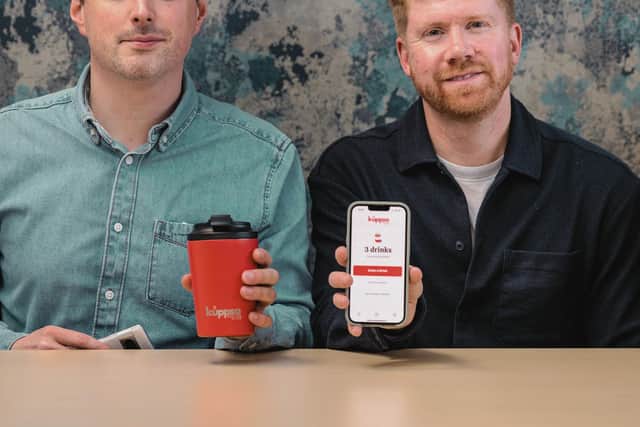 Alex Baker and Rob Oakley launched the new independent coffee subscription app in Warwickshire.
