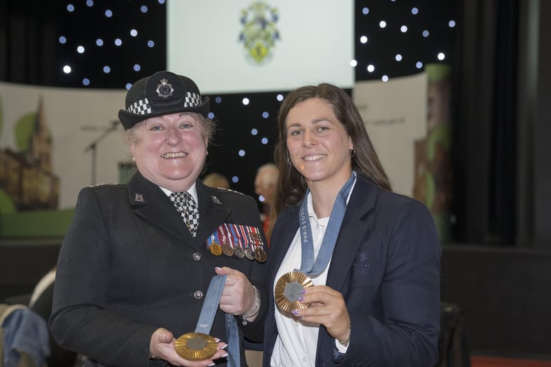 Warwickshire Police’s Specials Chief Inspector Debbie Murray takes a closer look at Kimberley Woods’ brace of bronze medal from the Olympic Games in Paris.