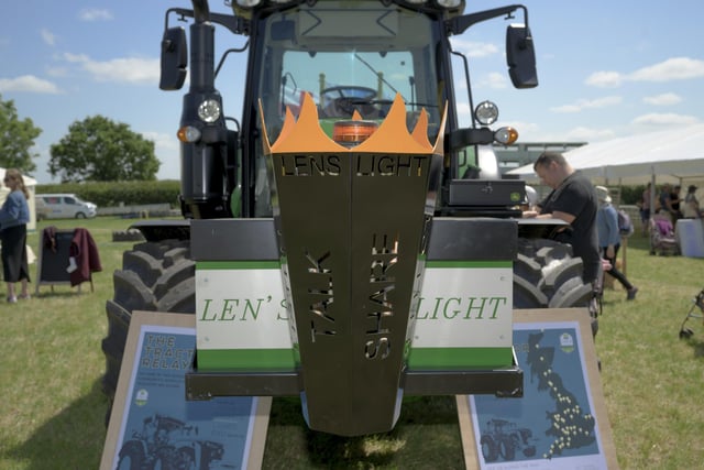 The show also hosted the launch of Len’s Light, a charity initiative that will see a tractor-front mounted beacon attached to the lead tractor of a multi-vehicle procession travel from county to county from John O’Groats to Land’s End to show that no-one should feel alone or isolated in the UK’s rural communities. Photo by Jamie Gray