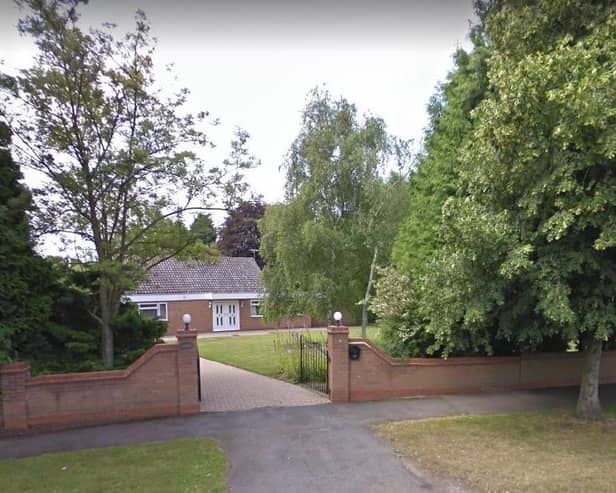 How it used to look... the former bungalow known as Gemini in Southam Road, Dunchurch, pictured on Google Street View in June 2009.