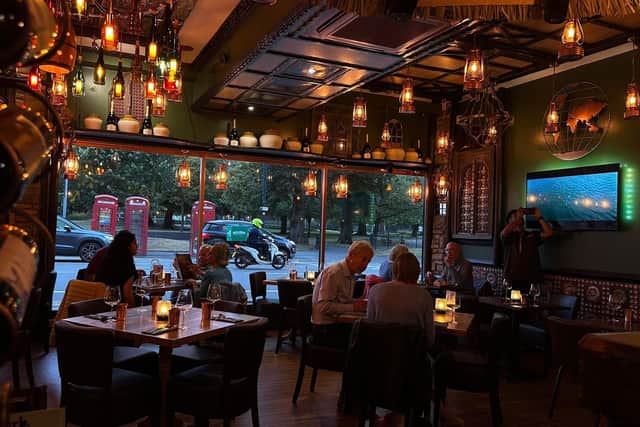 An interior shot of the new branch of vegan restaurant chain Herb which has opened in Leamington. Picture supplied.