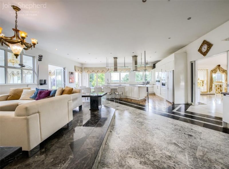 The open kitchen and living area. Photo by John Shepherd Collection