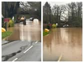 The ford in Kenilworth has flooded. Photo by Kenilworth and Warwick Rural Police