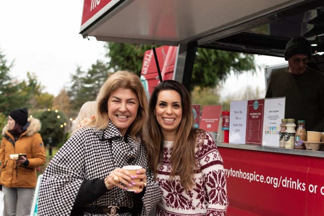 Myton Hospice's van attended the event selling mince pies and mulled wine. Photo by Forever Living