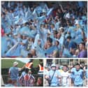 Coventry fans before, during and after the game