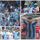 Coventry fans before, during and after the game