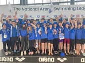 The Leamington squad at the National Final in Cardiff.