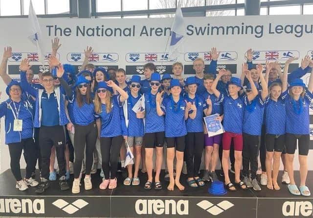 The Leamington squad at the National Final in Cardiff.
