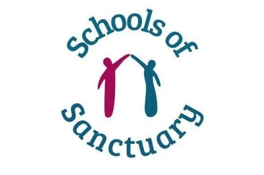 The Schools of Sanctuary logo.